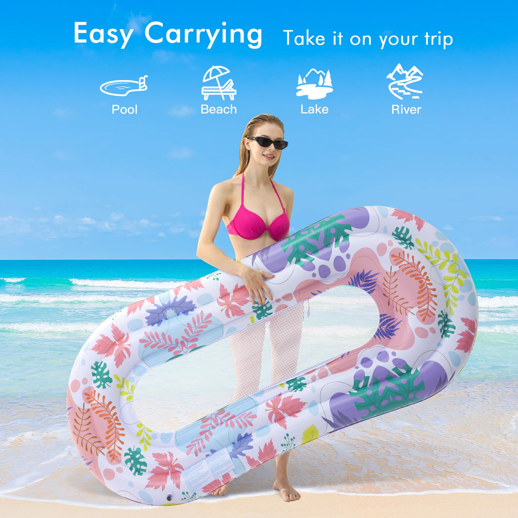 Stonful Inflatable Pool Float Lounger for Adults