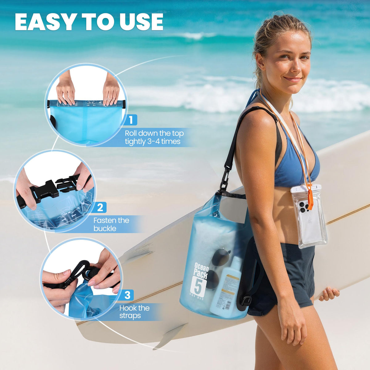 Waterproof Dry Bag for Kayaking and Outdoor Adventures