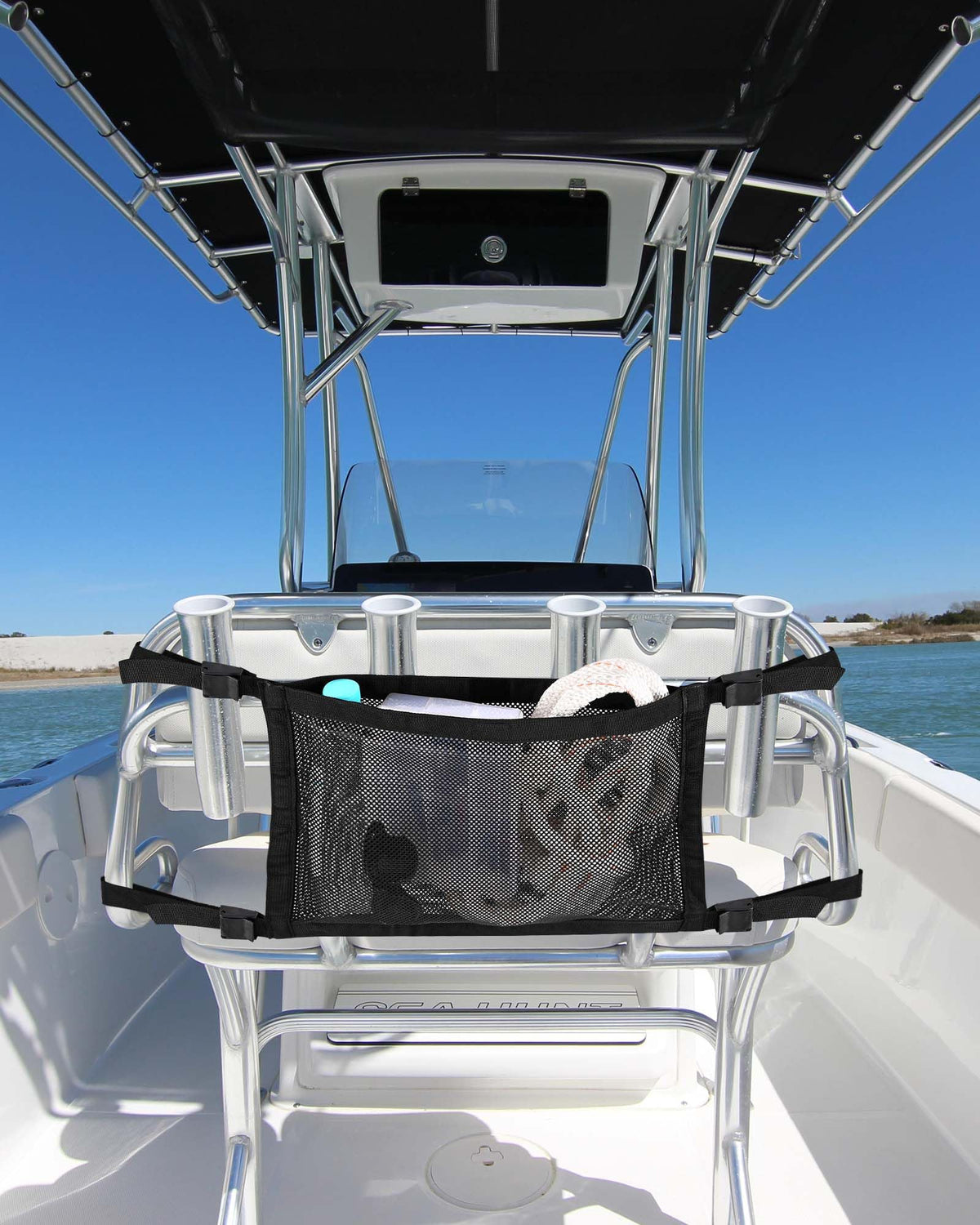 3-Compartment Hanging Boat Storage Mesh Organizer