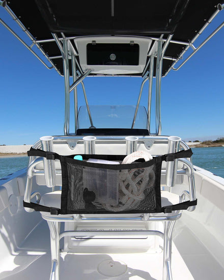 3-Compartment Hanging Boat Storage Mesh Organizer