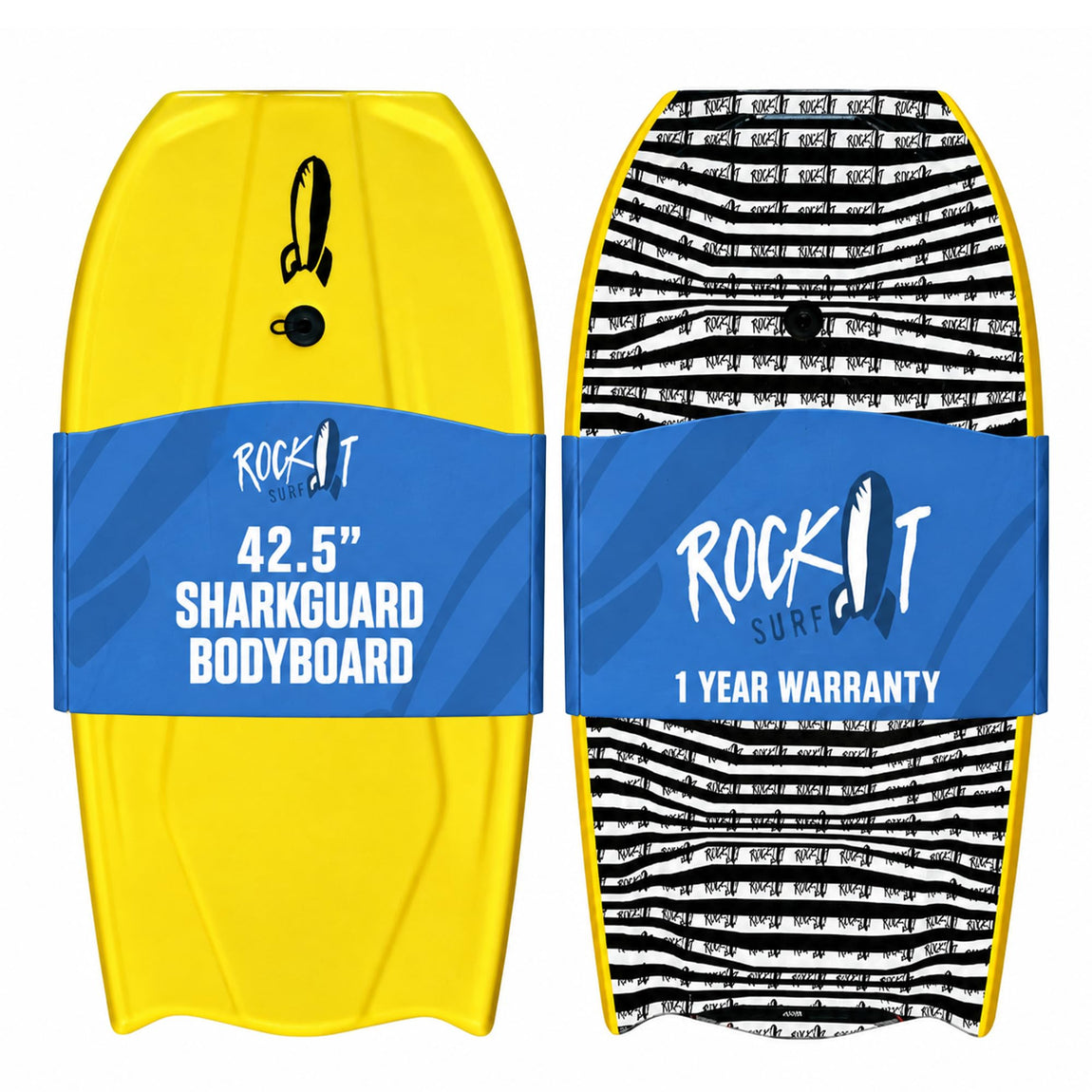 Rock-It SharkGuard 42.5" Bodyboard with Magnetic Shark Deterrent