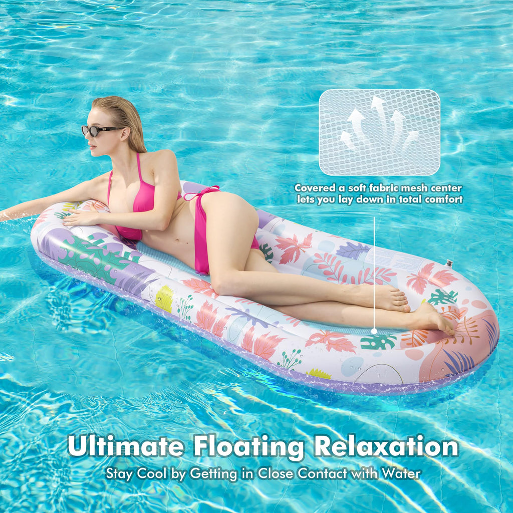 Stonful Inflatable Pool Float Lounger for Adults