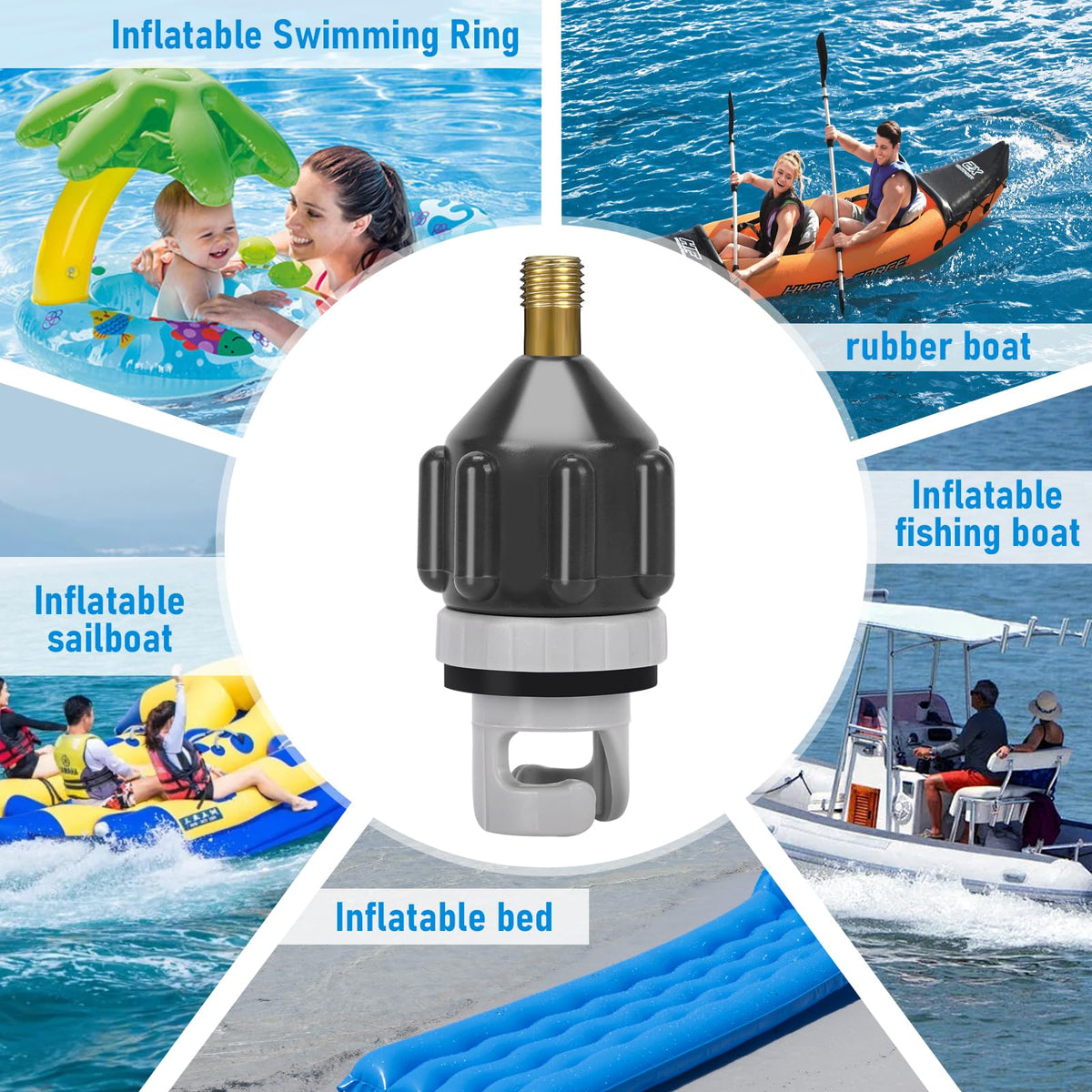 Aoiiefe 2-Pack SUP Pump Adapters for Paddle Boards