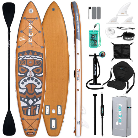FunWater Inflatable Paddle Board with Beginner SUP Accessories