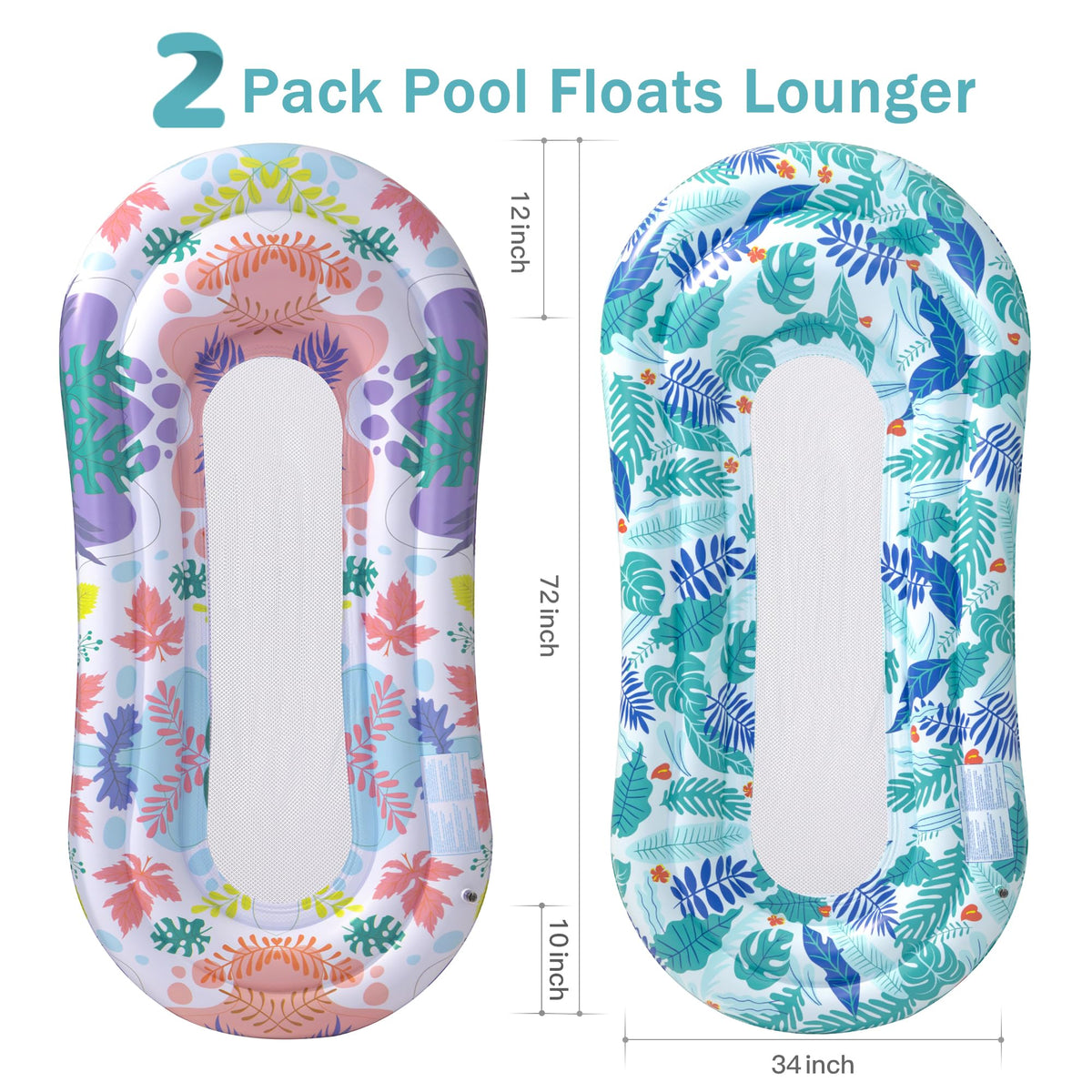 Stonful Inflatable Pool Float Lounger for Adults