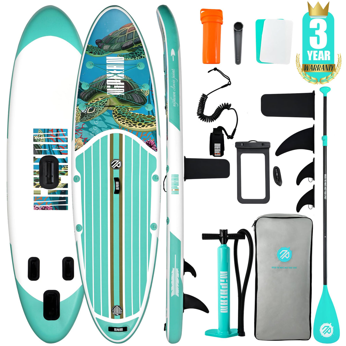 Niphean 10'6"/12'6" Inflatable SUP Board with Accessories