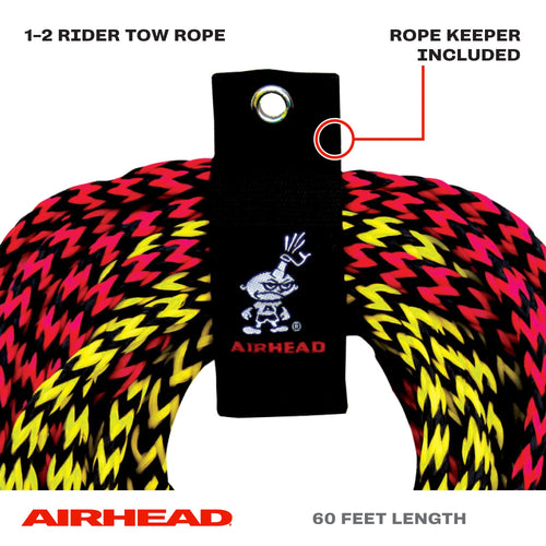 Airhead 60-Foot Tow Rope for 1–4 Person Towable Tubes
