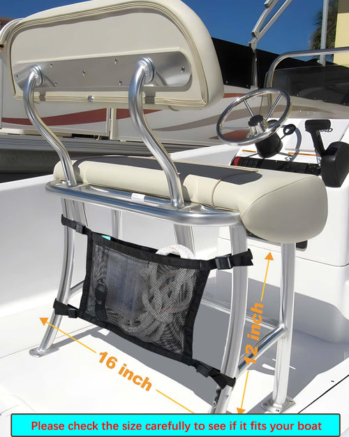 3-Compartment Hanging Boat Storage Mesh Organizer