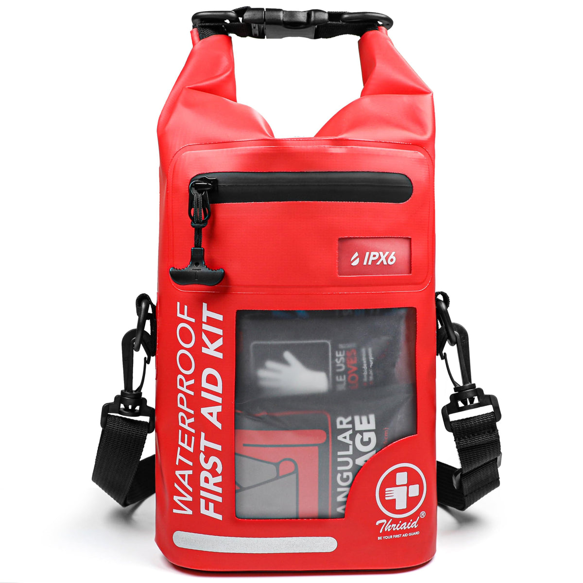 Waterproof First Aid Kit in Dry Bag for Boating Safety