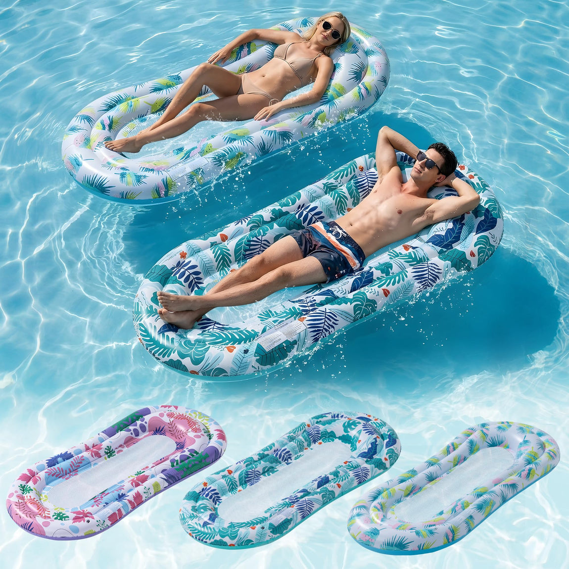 Stonful Inflatable Pool Float Lounger for Adults